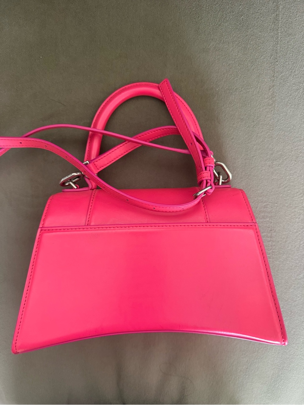 Balenciaga Mini Top Handle Bag in Bright Pink - Picture 4 of 12